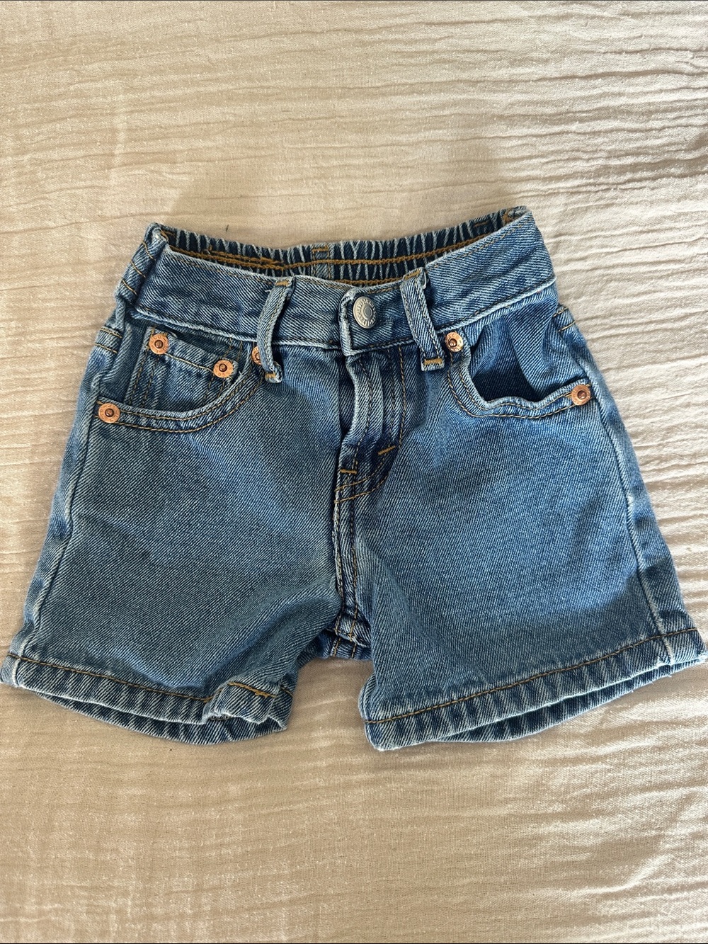 Classic Light Blue Denim Kids' Shorts